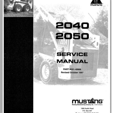 2044 mustang skid steer service manual|2040 2042 2050 op manual.